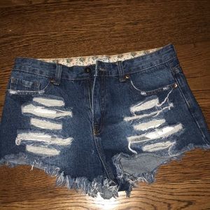 Jean shorts